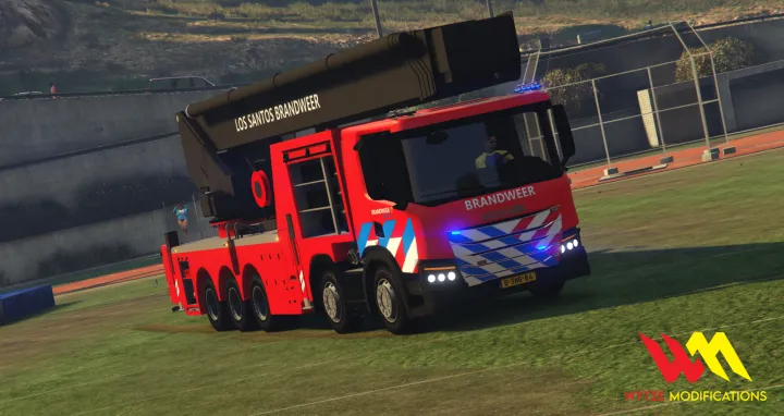 Scavare 500p Ladder [SmartVehicle] - FiveM and GTA 5 fire truck, FiveM brandweerwagen and FiveM Feuerwehrfahrzeug