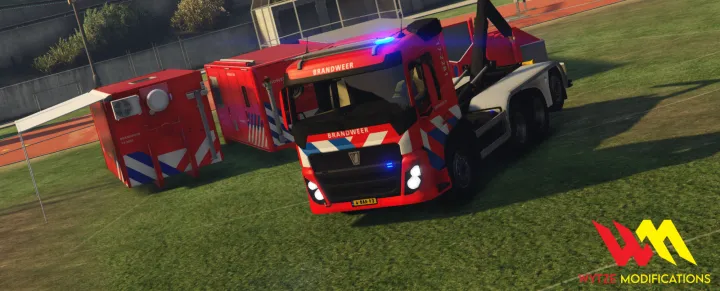 Vulcar PrimemoverWLFHaakarm Set [SmartVehicle] - FiveM and GTA 5 fire truck, FiveM brandweerwagen and FiveM Feuerwehrfahrzeug