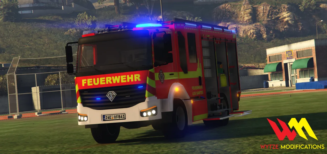 Benefactor Amic Z Animated - FiveM fire truck, FiveM brandweerwagen and FiveM Feuerwehrfahrzeug