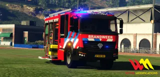 Benefactor Amic Z Animated - FiveM fire truck, FiveM brandweerwagen and FiveM Feuerwehrfahrzeug - product image 3
