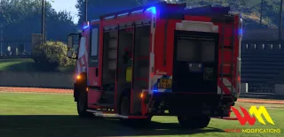 Benefactor Amic Z Animated - FiveM fire truck, FiveM brandweerwagen and FiveM Feuerwehrfahrzeug - product image 4