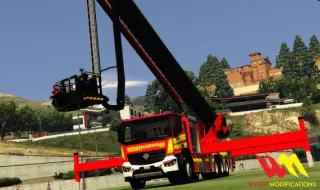 Benefactor Actron Ladder  V2 [SmartVehicle] - FiveM fire truck, FiveM brandweerwagen and FiveM Feuerwehrfahrzeug - product image 4