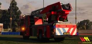 Benefactor Emic DLK / Ladderwagen  [SmartVehicle] - FiveM fire truck, FiveM brandweerwagen and FiveM Feuerwehrfahrzeug - product image 5