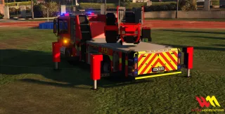 Benefactor Emic DLK / Ladderwagen  [SmartVehicle] - FiveM fire truck, FiveM brandweerwagen and FiveM Feuerwehrfahrzeug - product image 3
