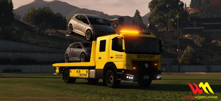 Benefactor Crewcab Recovery [SmartVehicle] - FiveM Recovery & Tow Truck