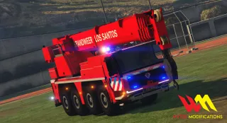 Benefactor FireDepartment Crane [SmartVehicle] - FiveM fire truck, FiveM brandweerwagen and FiveM Feuerwehrfahrzeug - product image 5