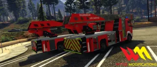 Benefactor Amic DLK / Ladderwagen [SmartVehicle] - FiveM fire truck, FiveM brandweerwagen and FiveM Feuerwehrfahrzeug - product image 2