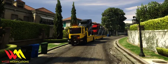 MTL Recovery Truck With Trailer [SmartVehicle] - FiveM Recovery & Tow Truck