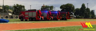 MTL SRF With Crane  [SmartVehicle] - FiveM fire truck, FiveM brandweerwagen and FiveM Feuerwehrfahrzeug - product image 2
