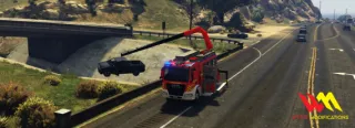 MTL SRF With Crane  [SmartVehicle] - FiveM fire truck, FiveM brandweerwagen and FiveM Feuerwehrfahrzeug - product image 4
