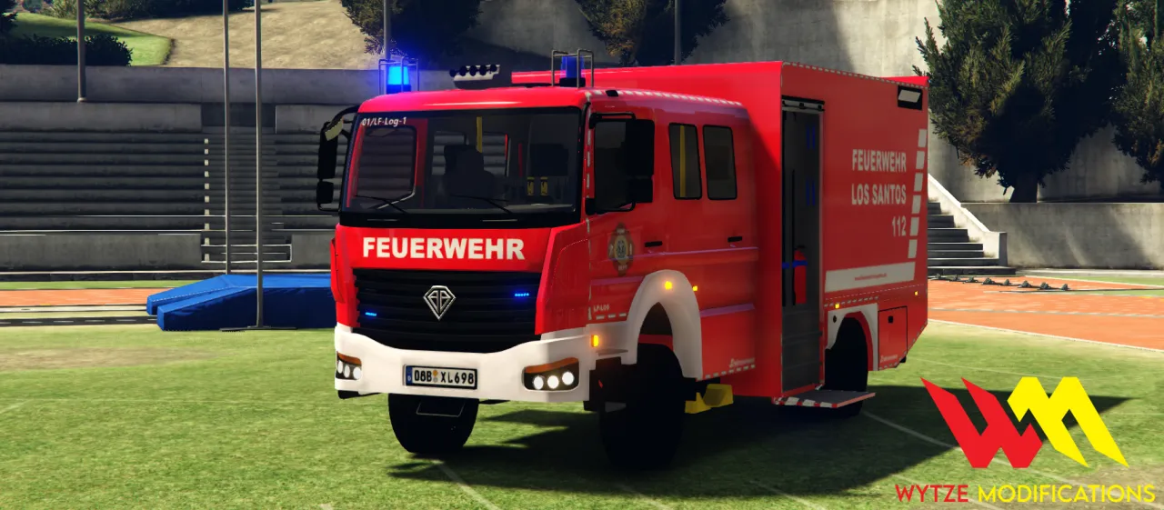 Benefactor LF LOG / LOGESTIEK - FiveM fire truck, FiveM brandweerwagen and FiveM Feuerwehrfahrzeug