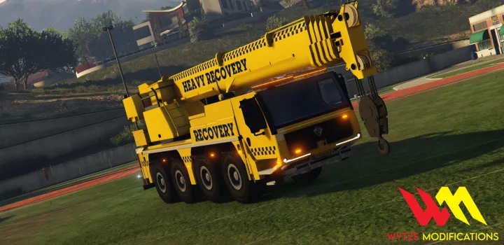 Benefactor Recovery Crane [SmartVehicle] - FiveM Recovery & Tow Truck